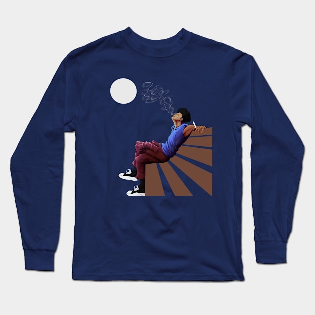 Just Chill Long Sleeve T-Shirt by Melanartist